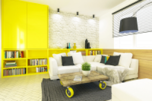 Яркая спальня