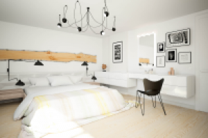 Спальня в скандинавском стиле