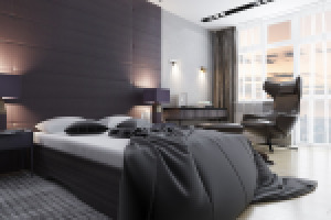 Спальня в квартире холостяка