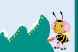 пчёлка для уличного баннера