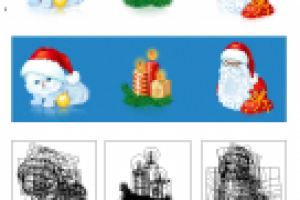 новогодние иконки