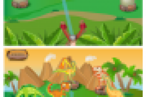 бонусная игра "динозаврики"