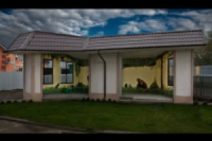 роспись стен "FOREST HOUSE"