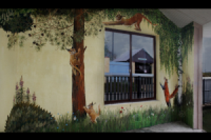 роспись стен "FOREST HOUSE"