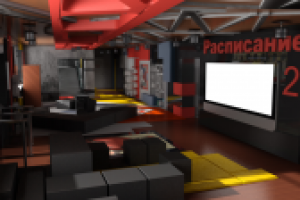 Вестибюль лабораторного корпуса