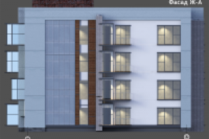 Жилой дом средней этажности_фасад