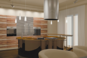 интерьер частного коттеджа