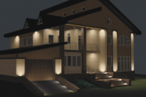 фасад частного коттеджа