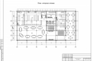 Строительный план столовой