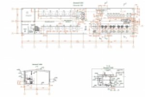 Оцифровка строительного чертежа