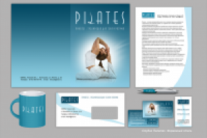 Фирменный стиль студии "Пилатес"