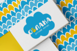 Логотип и визитки для детского летнего лагеря Облака