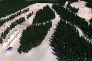 Визуализация проекта горнолыжного центра