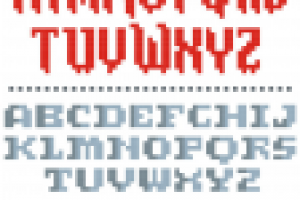 Набор из трех 8-битных шрифтов