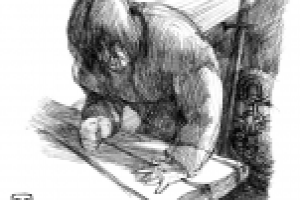 Воин на привале