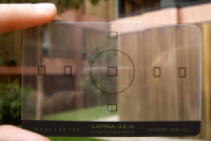 Визитки для фотографа