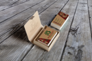 Элементы фирменного стиля для книжного магазина (визитка)