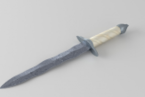 Кинжал "фламберг" для 3D печати. Схема сборки "Металл"