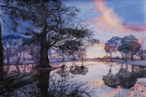 Отражение. Кунаварра (Австралия).