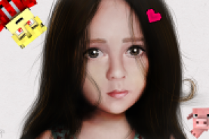 Портрет ребенка (с тематикой игры, желание ребенка)