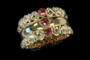 Кольцо с узорами