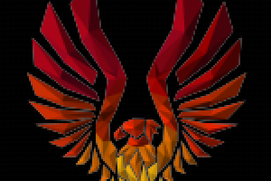 Phoenix low poly