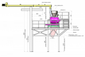 Узел приготовления сухих смесей