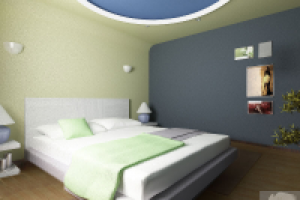 контрастная спальня