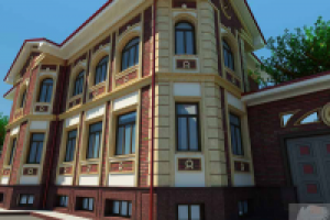 дизайн фасада 2 этажного частного дома