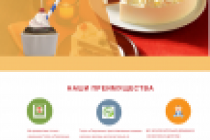 Лендинг Кондитерская