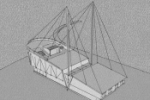 Эскизный проект, висячие конструкции