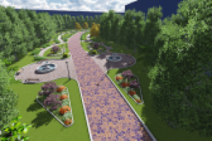 Проект парковой зоны в текущей застройке(1)