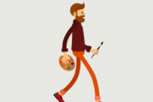 Персонажная анимация (шаги)