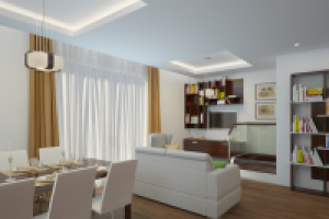 Гостиная в загородном доме