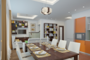 Гостиная в загородном доме