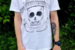 Ручная роспись футболки