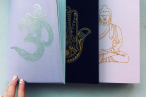 скетчбуки ручной работы с иллюстрациями на обложке