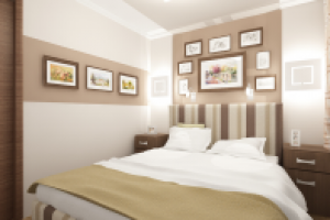 Перепланировка 2-х комнатной хрущевки (спальная комната)