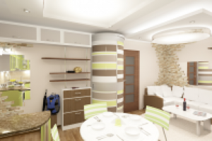 Перепланировка 2-х комнатной хрущевки (хол, кухня, прихожая)