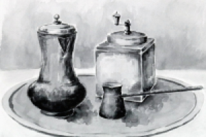 Гризайль. Акварель