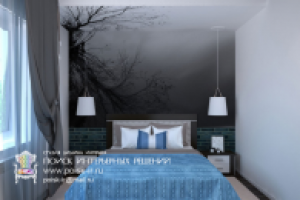 Контрастная спальня