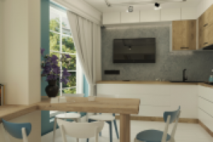 Дизайн-проект двухуровневой квартиры на ул.Горького