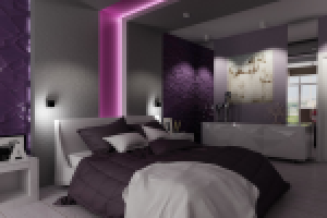 Спальня в "ЖК Зодиак"