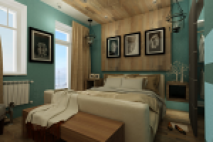 Спальня в таунхаусе