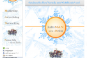 Cтраничка на Facebook в зимнем стиле - "ZaltsMAN"