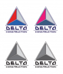 Редизайн логотипа строительной компании Delta Construction