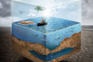 Земля в стиле сюрреализма