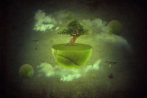 Дерево в стиле сюрреализма