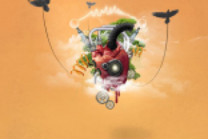 Сердце в стиле стимпанк