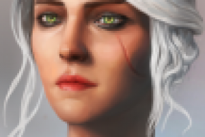 Цири (Witcher 3 character portrait)